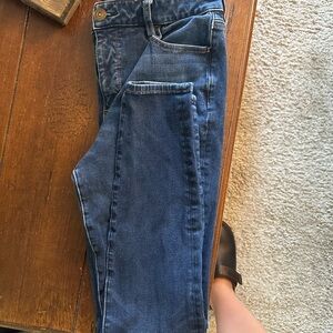 American Eagle Outfitters Dark Blue Skinny Jeans